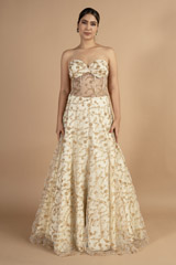 Beige Corset Gown